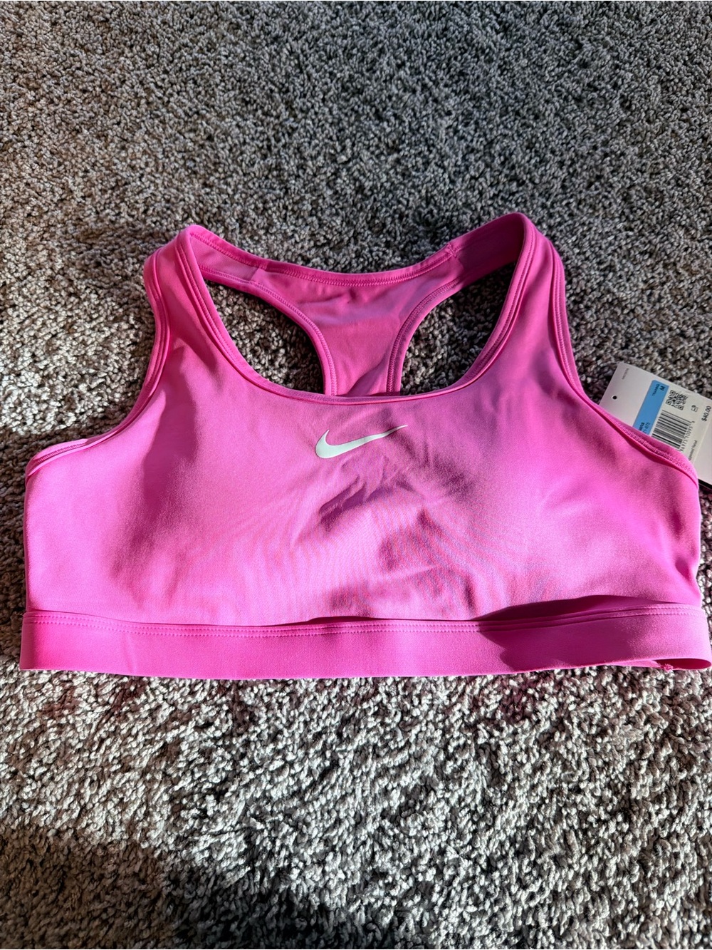 Nike NWT Women’s Dri-FIT Pink Medium Support Sports Bra
